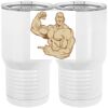 20 oz. Tall Stainless Steel Vacuum Insulated Tumbler White Thumbnail