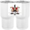20 oz. Tall Stainless Steel Vacuum Insulated Tumbler White Thumbnail