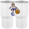 20 oz. Tall Stainless Steel Vacuum Insulated Tumbler White Thumbnail