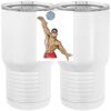 20 oz. Tall Stainless Steel Vacuum Insulated Tumbler White Thumbnail