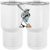 20 oz. Tall Stainless Steel Vacuum Insulated Tumbler White Thumbnail