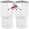 20 oz. Tall Stainless Steel Vacuum Insulated Tumbler White Thumbnail