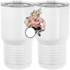 20 oz. Tall Stainless Steel Vacuum Insulated Tumbler White Thumbnail