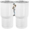 20 oz. Tall Stainless Steel Vacuum Insulated Tumbler White Thumbnail