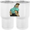 20 oz. Tall Stainless Steel Vacuum Insulated Tumbler White Thumbnail