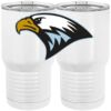 20 oz. Tall Stainless Steel Vacuum Insulated Tumbler White Thumbnail