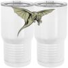 20 oz. Tall Stainless Steel Vacuum Insulated Tumbler White Thumbnail