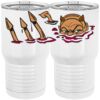20 oz. Tall Stainless Steel Vacuum Insulated Tumbler White Thumbnail