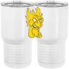 20 oz. Tall Stainless Steel Vacuum Insulated Tumbler White Thumbnail