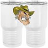 20 oz. Tall Stainless Steel Vacuum Insulated Tumbler White Thumbnail