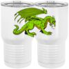 20 oz. Tall Stainless Steel Vacuum Insulated Tumbler White Thumbnail
