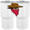 20 oz. Tall Stainless Steel Vacuum Insulated Tumbler White Thumbnail