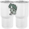 20 oz. Tall Stainless Steel Vacuum Insulated Tumbler White Thumbnail