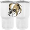 20 oz. Tall Stainless Steel Vacuum Insulated Tumbler White Thumbnail