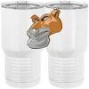 20 oz. Tall Stainless Steel Vacuum Insulated Tumbler White Thumbnail