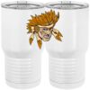 20 oz. Tall Stainless Steel Vacuum Insulated Tumbler White Thumbnail