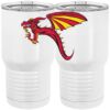 20 oz. Tall Stainless Steel Vacuum Insulated Tumbler White Thumbnail