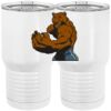 20 oz. Tall Stainless Steel Vacuum Insulated Tumbler White Thumbnail
