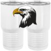 20 oz. Tall Stainless Steel Vacuum Insulated Tumbler White Thumbnail