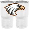 20 oz. Tall Stainless Steel Vacuum Insulated Tumbler White Thumbnail