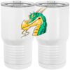 20 oz. Tall Stainless Steel Vacuum Insulated Tumbler White Thumbnail
