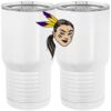 20 oz. Tall Stainless Steel Vacuum Insulated Tumbler White Thumbnail