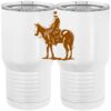 20 oz. Tall Stainless Steel Vacuum Insulated Tumbler White Thumbnail