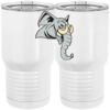 20 oz. Tall Stainless Steel Vacuum Insulated Tumbler White Thumbnail