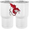20 oz. Tall Stainless Steel Vacuum Insulated Tumbler White Thumbnail