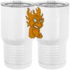 20 oz. Tall Stainless Steel Vacuum Insulated Tumbler White Thumbnail