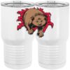 20 oz. Tall Stainless Steel Vacuum Insulated Tumbler White Thumbnail