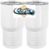 20 oz. Tall Stainless Steel Vacuum Insulated Tumbler White Thumbnail