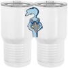 20 oz. Tall Stainless Steel Vacuum Insulated Tumbler White Thumbnail