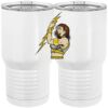 20 oz. Tall Stainless Steel Vacuum Insulated Tumbler White Thumbnail