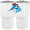 20 oz. Tall Stainless Steel Vacuum Insulated Tumbler White Thumbnail
