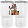 20 oz. Tall Stainless Steel Vacuum Insulated Tumbler White Thumbnail