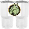 20 oz. Tall Stainless Steel Vacuum Insulated Tumbler White Thumbnail