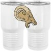 20 oz. Tall Stainless Steel Vacuum Insulated Tumbler White Thumbnail