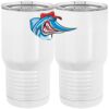 20 oz. Tall Stainless Steel Vacuum Insulated Tumbler White Thumbnail