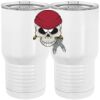 20 oz. Tall Stainless Steel Vacuum Insulated Tumbler White Thumbnail