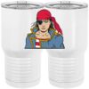 20 oz. Tall Stainless Steel Vacuum Insulated Tumbler White Thumbnail