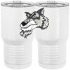 20 oz. Tall Stainless Steel Vacuum Insulated Tumbler White Thumbnail