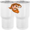 20 oz. Tall Stainless Steel Vacuum Insulated Tumbler White Thumbnail