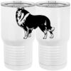 20 oz. Tall Stainless Steel Vacuum Insulated Tumbler White Thumbnail