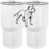20 oz. Tall Stainless Steel Vacuum Insulated Tumbler White Thumbnail