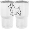20 oz. Tall Stainless Steel Vacuum Insulated Tumbler White Thumbnail