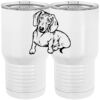 20 oz. Tall Stainless Steel Vacuum Insulated Tumbler White Thumbnail