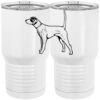 20 oz. Tall Stainless Steel Vacuum Insulated Tumbler White Thumbnail