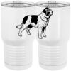 20 oz. Tall Stainless Steel Vacuum Insulated Tumbler White Thumbnail
