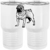 20 oz. Tall Stainless Steel Vacuum Insulated Tumbler White Thumbnail